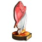 Drewniana statuetka Straż Pożarna trofeum dla strażaka