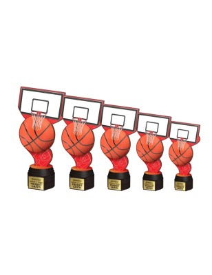 Drewniana statuetka ACTCW koszykówka piłka kosz