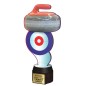Drewniana statuetka ACTCW mistrz precyzji curling