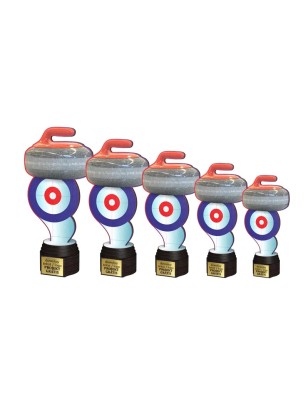 Drewniana statuetka ACTCW mistrz precyzji curling
