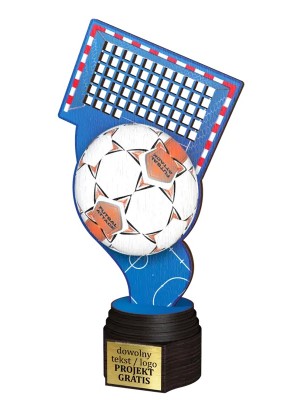 Drewniana statuetka ACTCW futsal piłka halowa