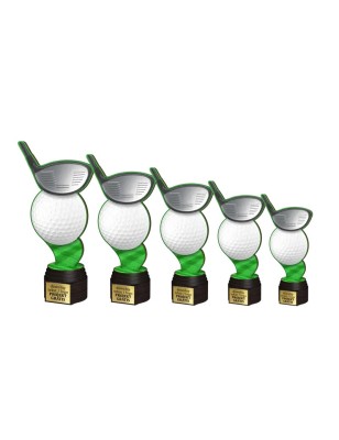 Drewniana statuetka ACTCW Golf zawody golfowe