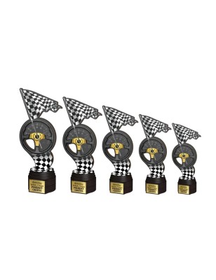 Drewniana statuetka wyścigi motosport