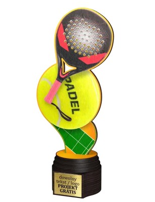 Drewniana statuetka ACTCW padel rakieta