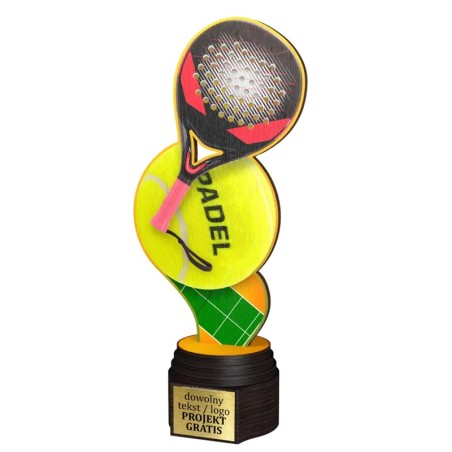 Drewniana statuetka ACTCW padel rakieta