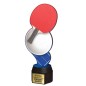 Drewniana statuetka ACTCW tenis stołowy turniej ping-ponga Drewniana statuetka ACTCW tenis stołowy turniej ping-ponga