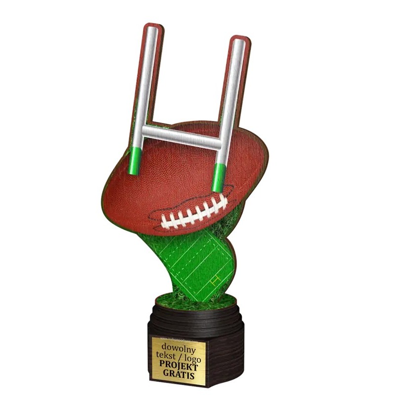 Drewniana statuetka ACTCW Futbol amerykański Drewniana statuetka ACTCW Futbol amerykański