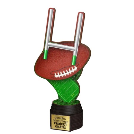 Drewniana statuetka ACTCW Futbol amerykański