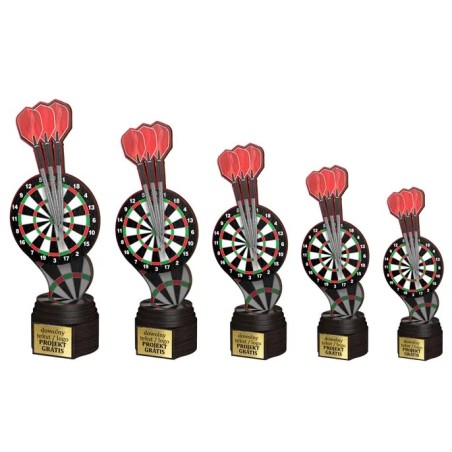 Drewniana statuetka ACTCW zawody w rzutki Dart
