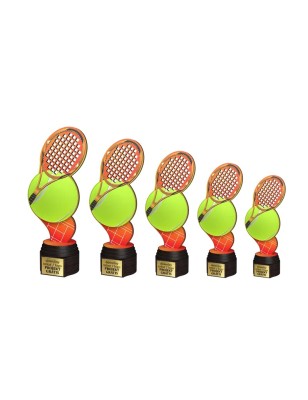 Drewniana statuetka ACTCW tenis ziemny mistrz kortu