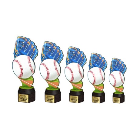 Drewniana statuetka ACTCW Baseball dla najlepszego gracza