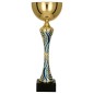 Puchar sportowy 8358 w złoto-niebieskiej odsłonie