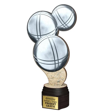 Drewniana statuetka ACTCW pétanque bule