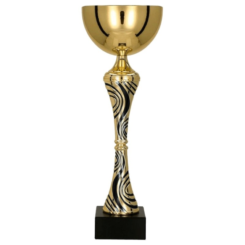 8359 – dekoracyjny puchar w złoto-czarnej odsłonie