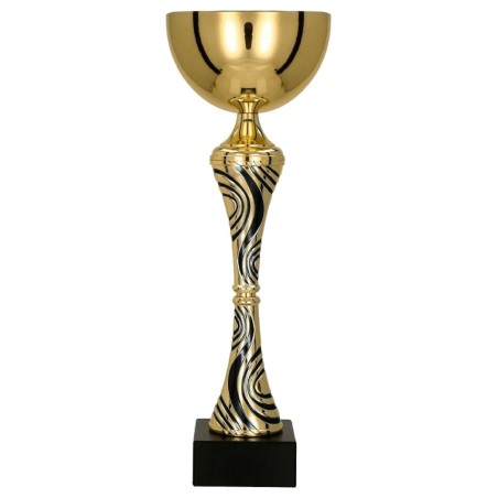 8359 – dekoracyjny puchar w złoto-czarnej odsłonie