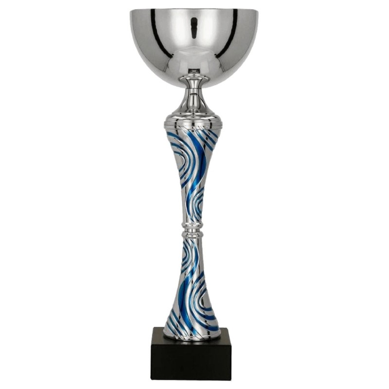 8365 – elegancki puchar w srebrno-niebieskim wykończeniu