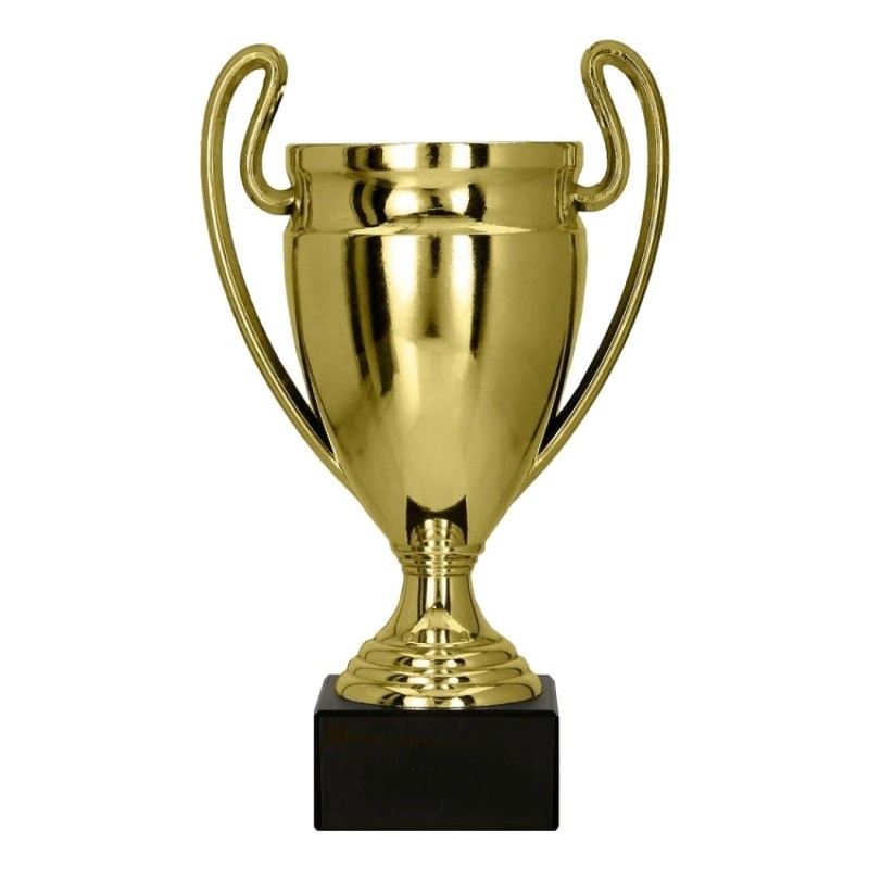 8379 – dekoracyjny puchar w złotej klasycznej formie