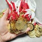 Medal uniwersalny 32 mm z pucharem, szarfa i wklejka – grawer w cenie
