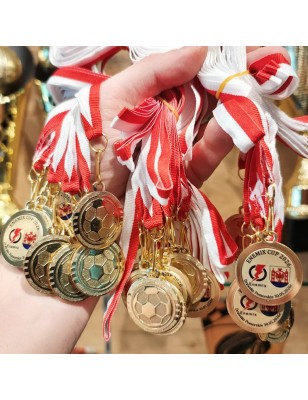 Medal piłka nożna ME064G nagroda turniejowa dla dzieci