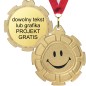 Medal słoneczko do szkoły i przedszkola 5cm z grawerem i szarfą