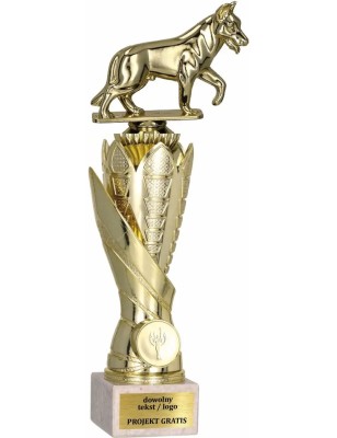 Zestaw pucharów S630 z figurką Kynologia 33-30-27 cm B227