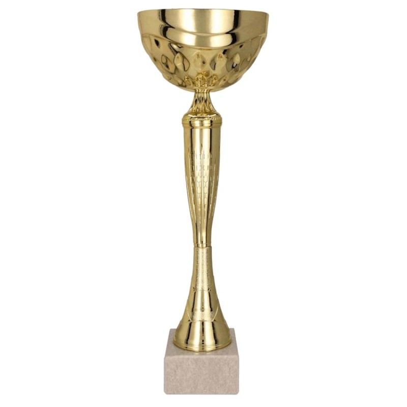 9059 – elegancki puchar w klasycznej złotej formie