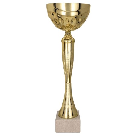 9059 – elegancki puchar w klasycznej złotej formie