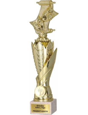 Zestaw pucharów S630 z figurką SZTUKA 35-32-29 cm F145