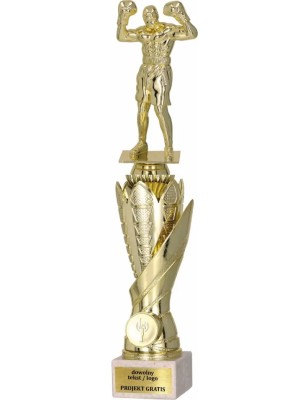 Zestaw pucharów S630 z figurką BOKS 40-37-34 cm F248