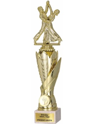 Zestaw pucharów S630 z figurką TANIEC TOWARZYSKI 37-34-31 cm F06