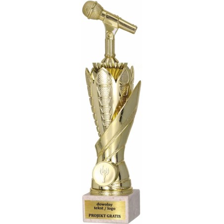 Puchar S630 z figurką MUZYKA F174