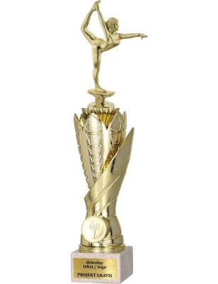 Puchar S630 z figurką GIMNASTYKA A49