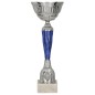 9258 – wystawowy puchar w srebrno-niebieskiej kolorystyce