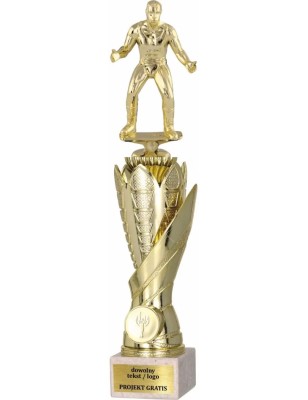 Zestaw pucharów S630 z figurką ZAPASY 37-34-31 cm A59