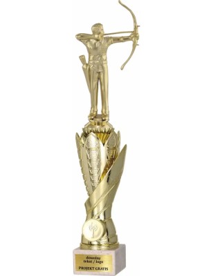 Zestaw pucharów S630 z figurką ŁUCZNICTWO 44-41-38 cm A75