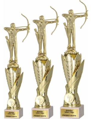 Puchar S630 z figurką ŁUCZNICTWO A75