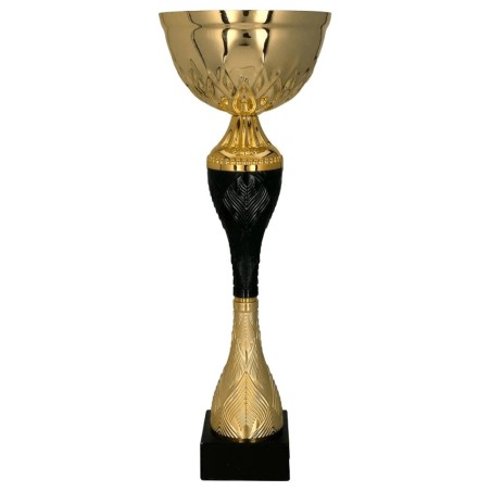 Puchar sportowy 9268 w złoto-czarnej odsłonie
