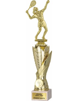 Zestaw pucharów S630 z figurką TENIS ZIEMNY Kobiet 40-37-34 cm A132