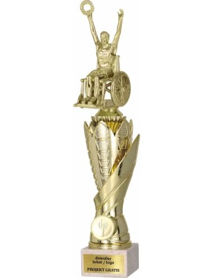 Zestaw pucharów S630 z figurką NIEPEŁNOSPRAWNI 38-35-32 cm A136