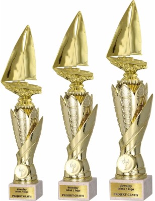 Puchar S630 z figurką ŻEGLARSTWO A138