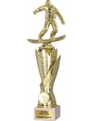 Puchar S630 z figurką SNOWBOARD A141