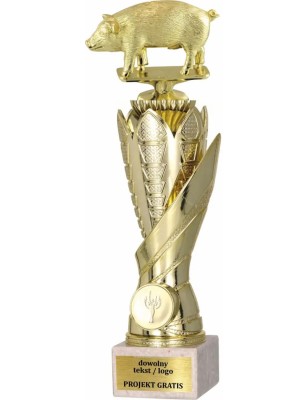 Zestaw pucharów S630 z figurką HODOWLA ZWIERZĄT Wieprz 31-28-25 cm A1