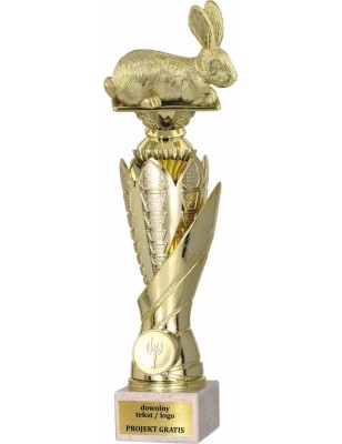 Zestaw pucharów S630 z figurką HODOWLA ZWIERZĄT Królik 34-31-28 cm A146