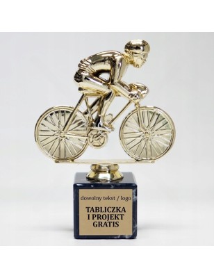 Złota statuetka F08 KOLARSTWO kolarz rowerzysta