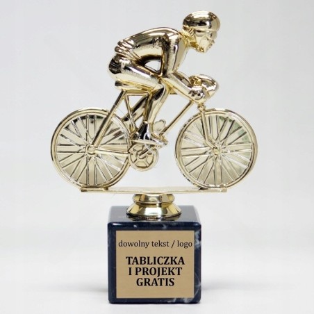 Złota statuetka F08 KOLARSTWO kolarz rowerzysta