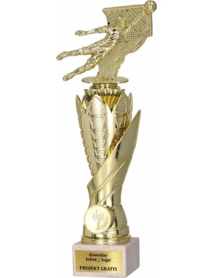 Zestaw pucharów S630 z figurką PIŁKA NOŻNA 34-31-28 cm Bramkarz F214