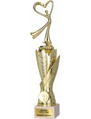 Zestaw pucharów S630 z figurką TANIEC 40-37-34 cm F198