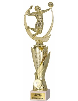 Zestaw pucharów S630 z figurką SIATKÓWKA 39-36-33 cm F225
