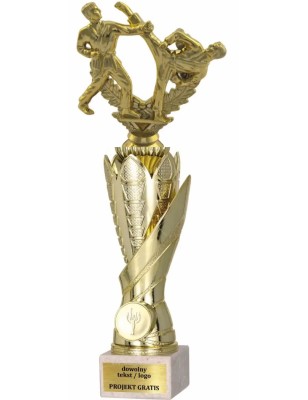 Zestaw pucharów S630 z figurką KARATE 36-33-30 cm A47