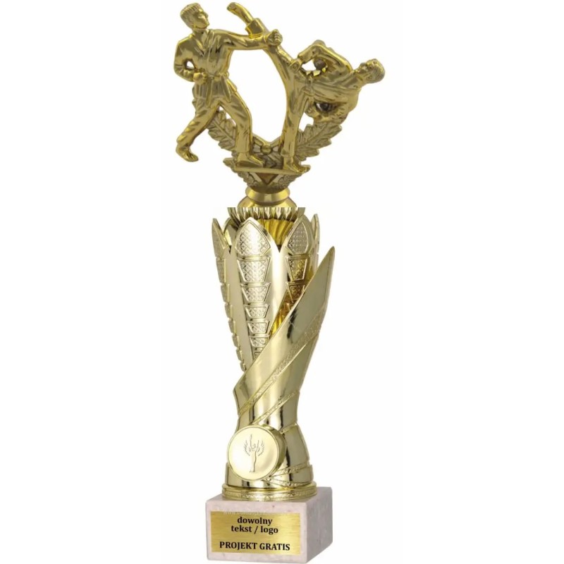 Puchar S630 z figurką KARATE A47 Puchar S630 z figurką KARATE A47
